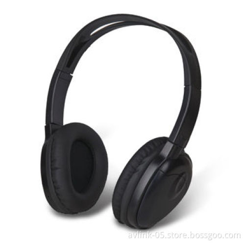 Headband Dual Channels Infrared Wireless Headphones for Cars Rear Seat Entertainment System